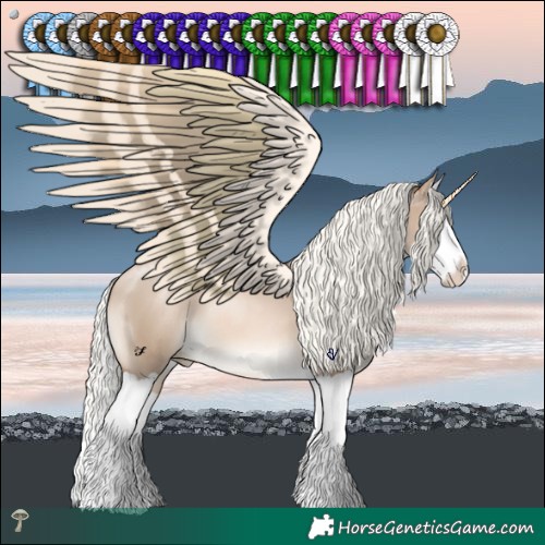 Horse Color:Liver Red Dun Pearl Mushroom Splash 