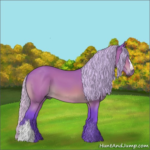 Horse Color:Watercolor Silver Bay 