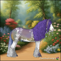 Horse Color:Watercolor White Spotted Bay Splash 