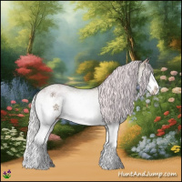 Horse Color:Watercolor White Spotted Silver Bay Splash 