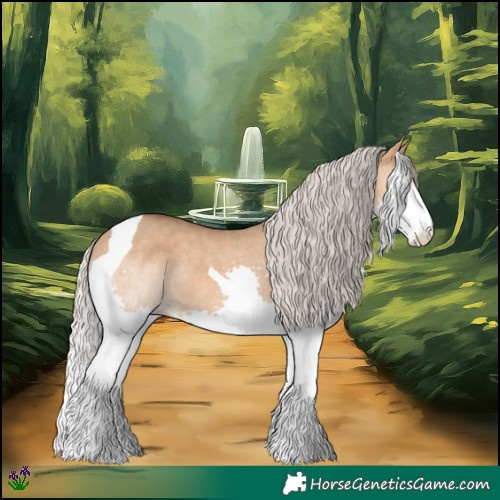 Horse Color:Silver Bay Dun Splash Tobiano Rabicano 