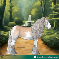 Horse Color:Silver Bay Dun Splash Tobiano Rabicano 