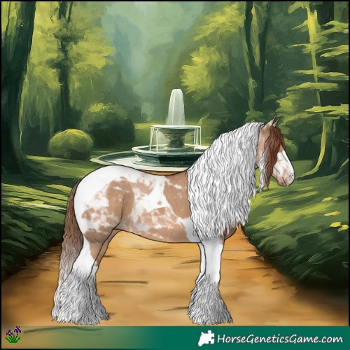 Horse Color:Red Dun Tobiano