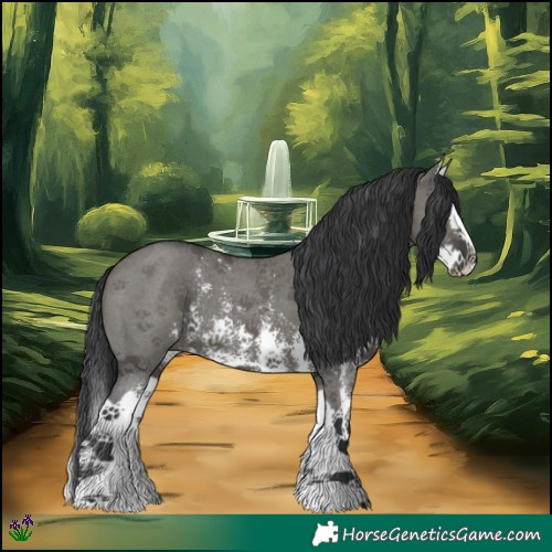 Horse Color:Grullo Sabino Splash 