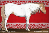 Horse Color:Chestnut Tobiano Near Fewspot 