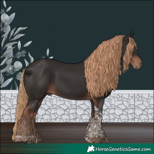 Horse Color:Liver Chestnut Tobiano 