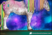 Horse Color:Painted White Spotted Silver Grullo Ice Tobiano 