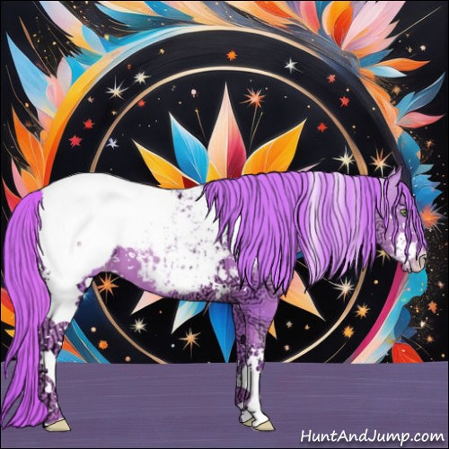 Horse Color:Watercolor White Spotted Gold Champagne Ice Appaloosa 