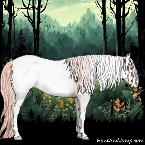 Horse Color:Watercolor White Spotted Gold Cream Champagne Ice Pearl Onyx Snowcap Rabicano