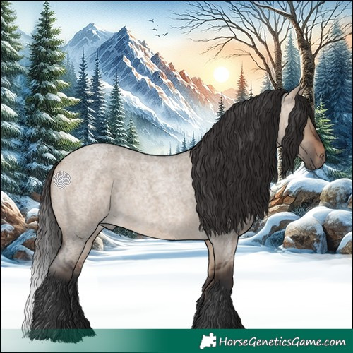 Horse Color:Bay Roan Dun Rabicano 
