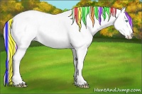 Horse Color:Painted White Spotted Perlino Ice Dun Sabino 