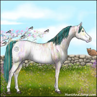 Horse Color:Painted Liver Chestnut Ice Pearl 