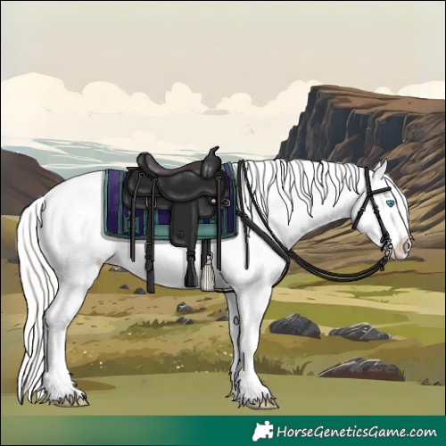 Horse Color:Cremello Appaloosa