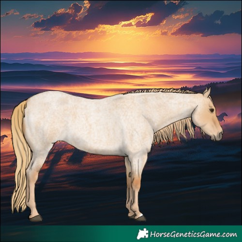 Horse Color:Red Dun Roan