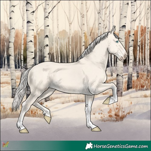 Horse Color:Cremello Dun Tobiano