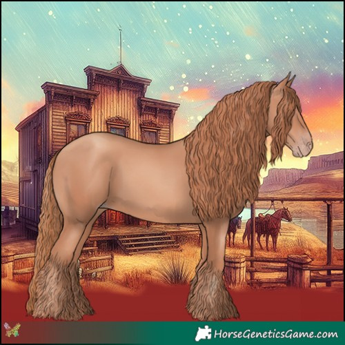 Horse Color:Gold Champagne 