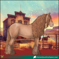 Horse Color:Gold Champagne 