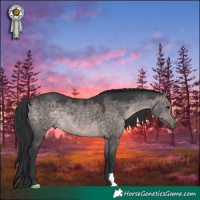 Horse Color:Platinum Brown Dun