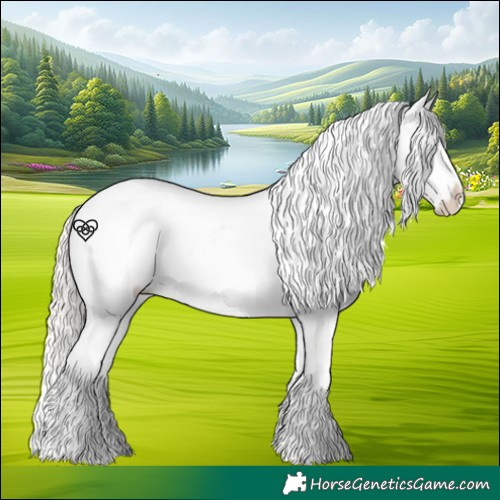 Horse Color:Cremello Near Leopard