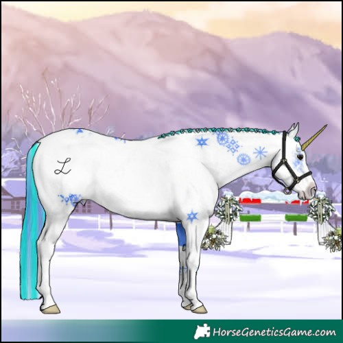 Horse Color:Painted Watercolor Smoky Black Sabino Appaloosa 