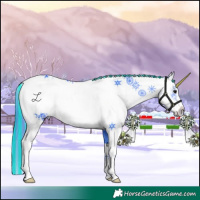 Horse Color:Painted Watercolor Smoky Black Sabino Appaloosa 