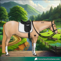 Horse Color:Chestnut Pearl Tobiano 