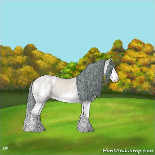 Horse Color:Watercolor White Spotted Amber Champagne Dun Splash