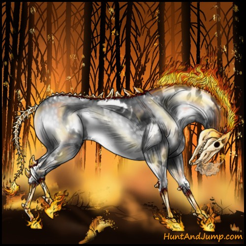 Horse Color:White Spotted Silver Blue Onyx Chinchilla