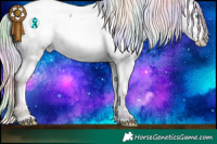 Horse Color:Nacre White Spotted Silver Amber Champagne Ice Pearl Dun Snowcap