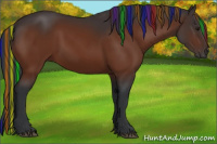 Horse Color:Painted Brown 