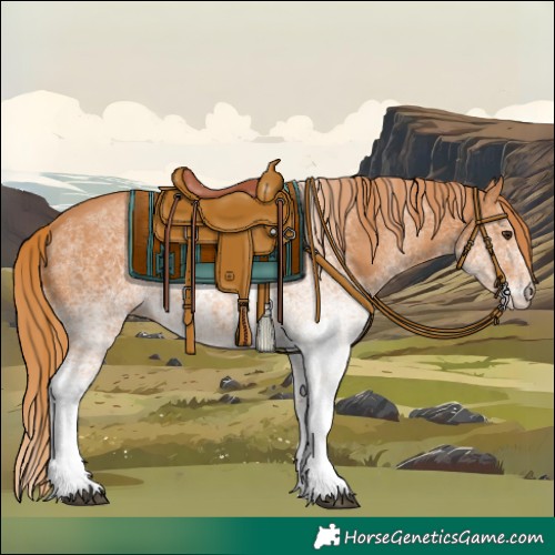 Horse Color:White Spotted Chestnut 