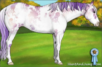 Horse Color:Watercolor Blue Onyx Pearl Sabino