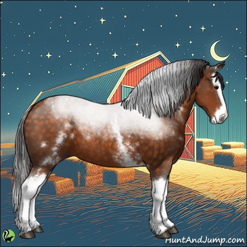 Horse Color:White Spotted Buckskin Splash 