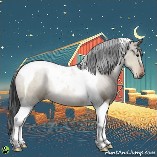 Horse Color:Brown Dun Tobiano 