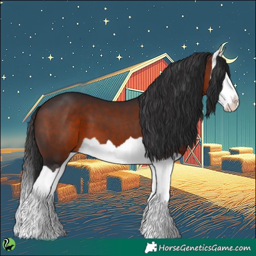 Horse Color:Brown Splash