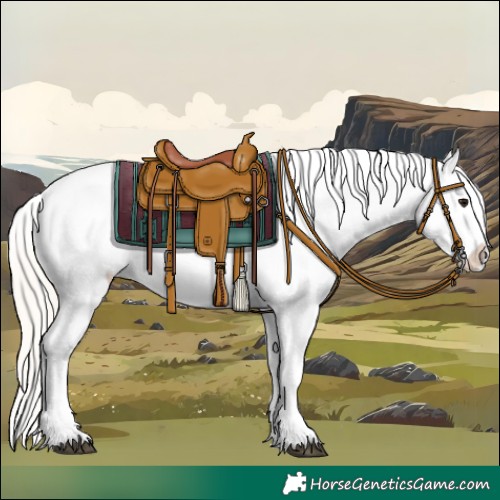 Horse Color:Silver Bay Appaloosa 