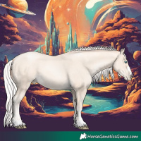 Horse Color:Silver Amber Cream Champagne Pearl 