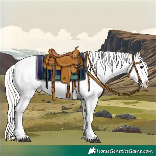 Horse Color:Silver Blue Roan Splash Tobiano Near Leopard  and Silver Blue Roan Splash Tobiano Near Leopard 