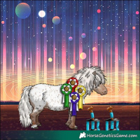 Horse Color:Silver Grullo Near Leopard 