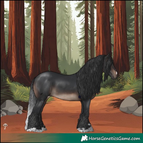 Horse Color:Brown Mushroom 