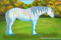 Horse Color:Thunderstruck Watercolor Red Onyx Ice