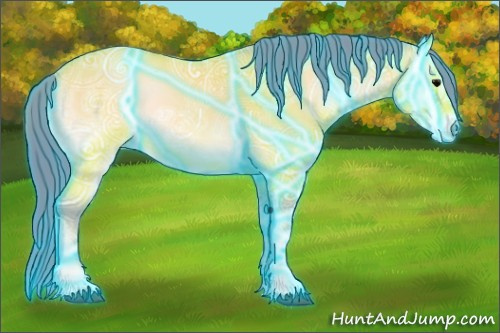 Horse Color:Thunderstruck Watercolor Bay Ice Onyx 