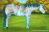Horse Color:Thunderstruck Blue Onyx Ice 