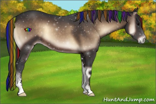 Horse Color:Painted Brown Onyx Sabino
