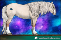 Horse Color:Silver Classic Champagne Dun