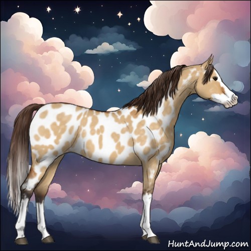 Horse Color:Buckskin Roan Dun Splash Appaloosa