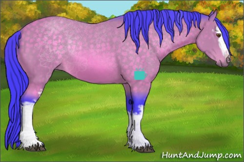 Horse Color:Watercolor White Spotted Buckskin Sabino 