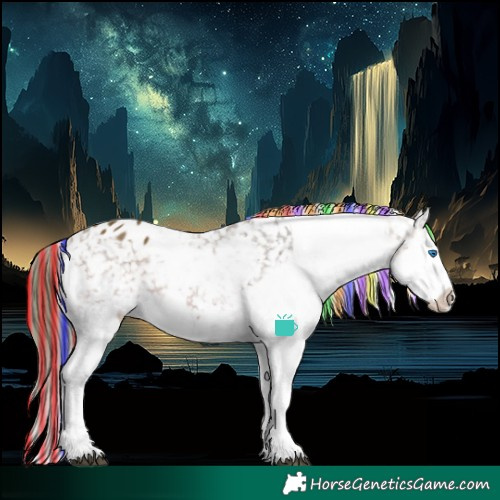 Horse Color:Painted Bay Sabino Splash Appaloosa and Painted Bay Sabino Splash Appaloosa