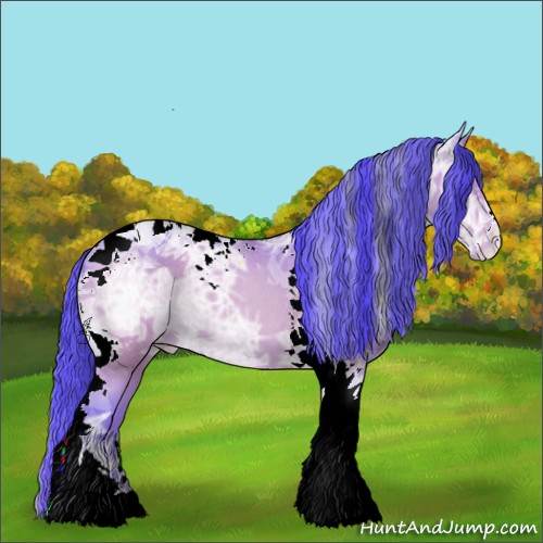 Horse Color:Watercolor Sable Champagne Ice Tobiano Appaloosa Rabicano 