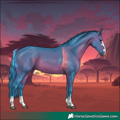 Horse Color:Watercolor Brown 